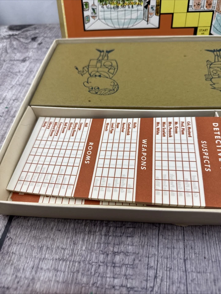 VTG COMPLETE 1963 Parker Brothers CLUE Mystery Detective Board Game  c. 1960 - Image 2 of 4