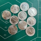 Lot Of TEN Mixed 1 Gram Silver Rounds Bullion Miscellaneous Design