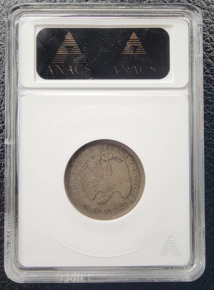 1875-S 20C Twenty Cent Piece ANACS VF-20 - Very Original - Image 4 of 4