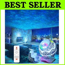 Galaxy Projector Night Light with White Noise