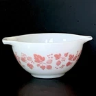 Vintage Pyrex Gooseberry 441 Pink Cinderella Nesting Mixing Bowl 1-1/2 Pint