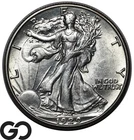 1929-D Walking Liberty Half Dollar Choice BU++, Better Date, Rare Find This Nice