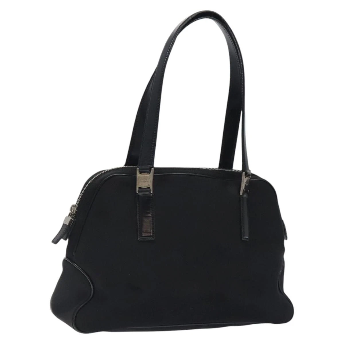 バッグ Salvatore Ferragamo black nylon tote bag Salvatore Ferragamo Nylon Exterior Black Bags & Handbags for Women
