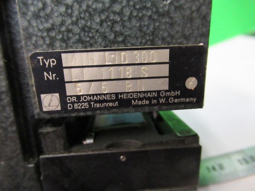 HEIDENHAIN GERMANY COPERCHIO 300 SENSORE LINEARE POSIZIONE COME DA FOTO S1-B-45 - Foto 9 di 11