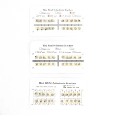 Dental Orthodontic Monoblock Bracket Braces MIM Standard Mini Roth/MBT/Edgewise