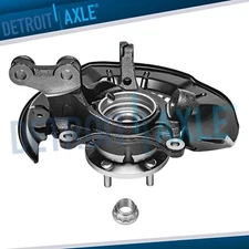 AWD Front Right Steering Knuckle+Wheel Hub Bearing for 2008-13 Toyota Highlander