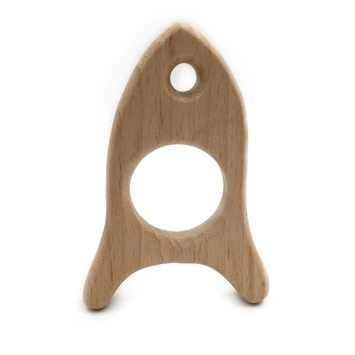 Natural Beech Wood Animals Teething Beads Baby DIY Chew Teether Jewelry Making - Picture 26 of 64