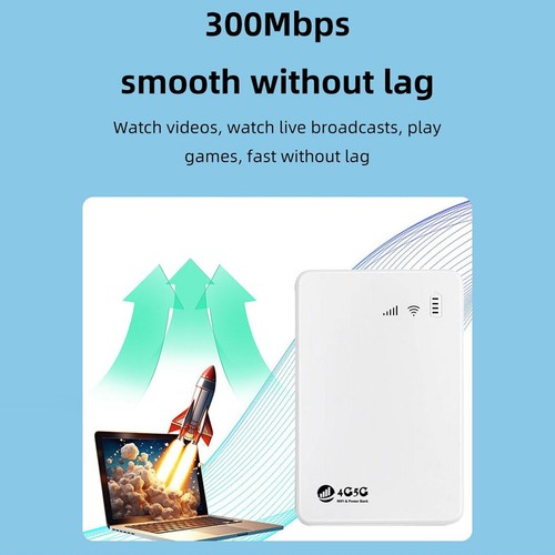 4G LTE Mobile Wireless WiFi Hotspot Router W/ SIM Card Slot 5G Unlocked 300Mbps - Picture 6 of 13