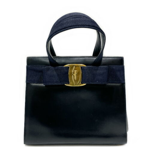Salvatore Ferragamo Vara vintage handbag leather Used APR | eBay