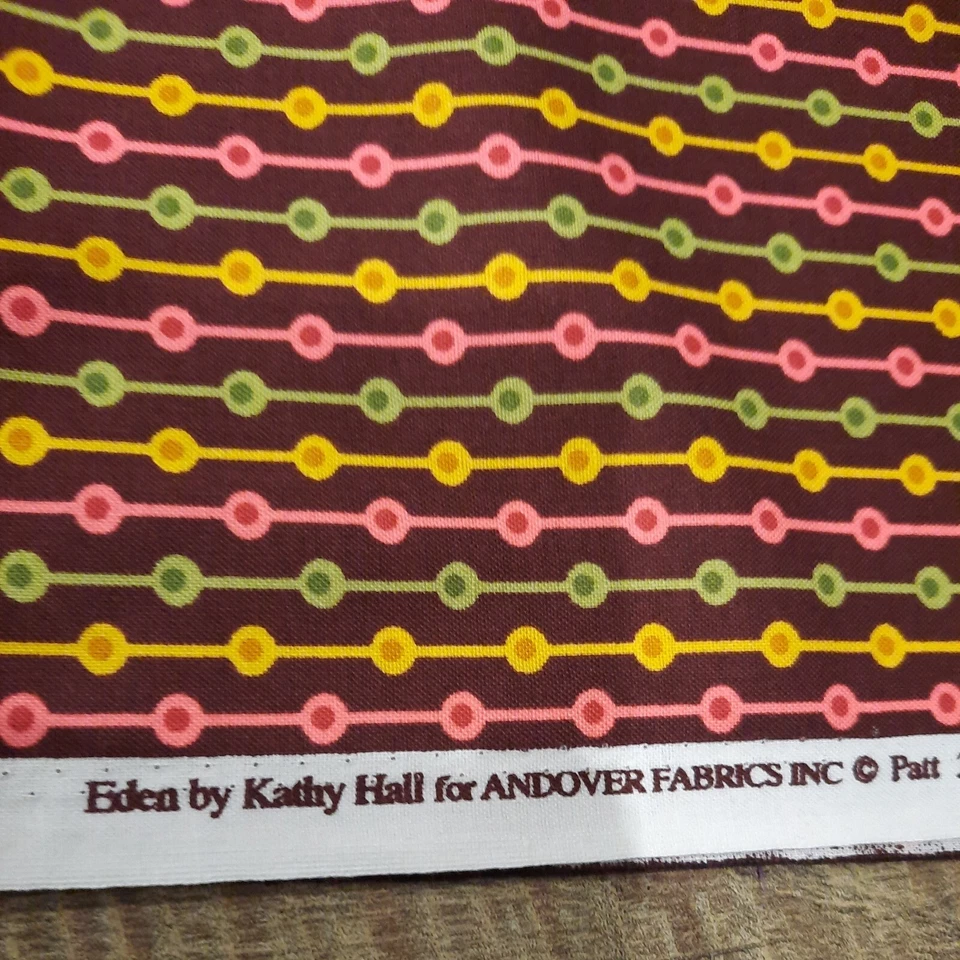 Quilting Fabric Eden by Kathy Hall Andover 44" X 73" Patt 3917 Cotton Sewing - Image 3 of 4