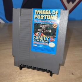 Wheel of Fortune Family Edition (NES) Game And Manual
