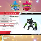 Zarude ?Event Pokémon the Movie Coco ? Pokémon Sword & Shield ? UNTOUCHED
