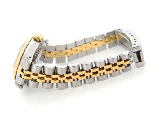 Rolex Date Ladies 2Tone 18K Gold & Steel Watch Jubilee Band Champagne Dial 69173 - Picture 3 of 6