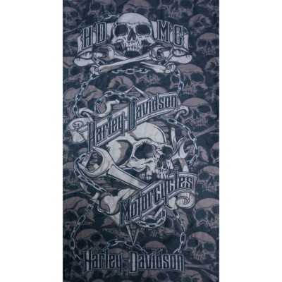 Harley Davidson Head Tuch Grim Skull Halstuch Tube Multifunctional Schlauchschal