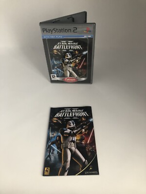 Star Wars Battlefront 2 Playstation 2 PS2 Komplett Spiel Disc Anleitung Hülle 