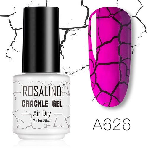 Nail Gel Nail Polish UV Crackle Nail Varnish Top Base Colour Nail Gels Air Dry - Picture 21 of 39