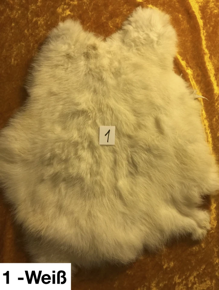 Kaninchenfell Hasenfell - Alle Farben - Alle Größen - Einzeln und Mengenrabatt - Bild 2 von 4