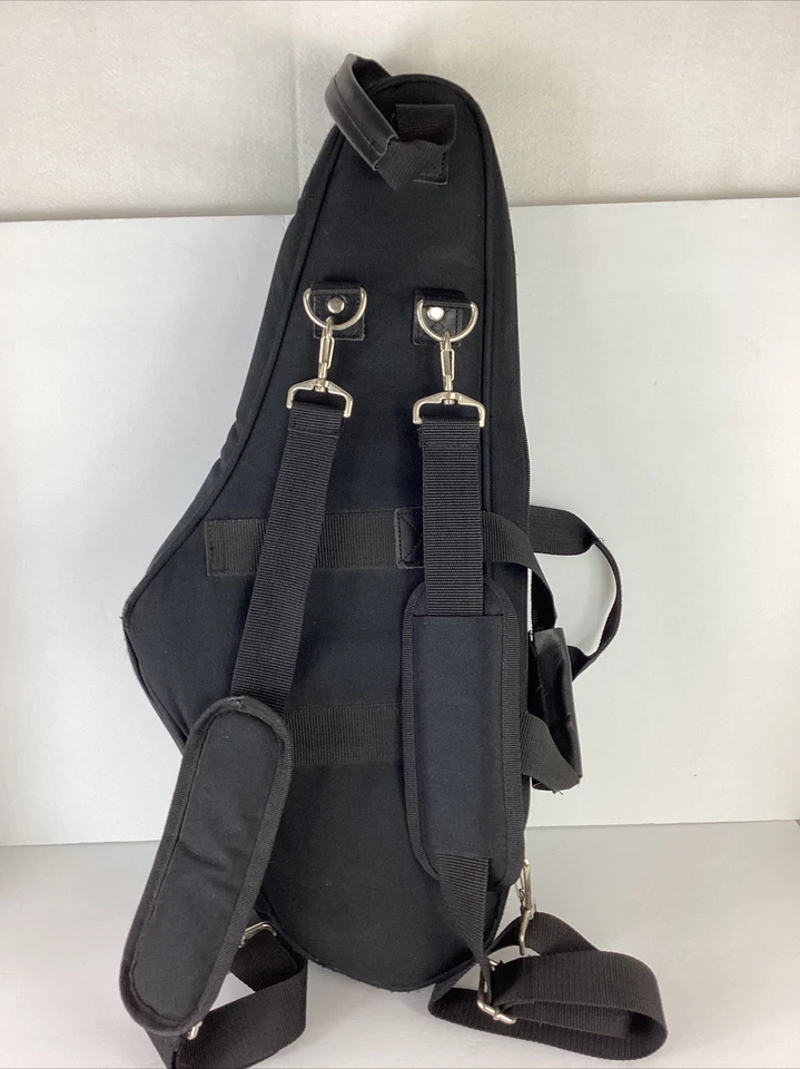 Estuche para saxofón Giardinelli saxo suave bolsa de concierto mochila de transporte acolchada Foto 3 de 4