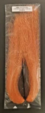 Orange Synthetic Hair, Super Hair, Fish Fibre, Bucktail, Fly Tying, Lure Making
