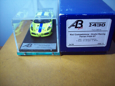 #ad 1 43 AUTOBARN BUILD ABB70 FERRARI F430 GT 12h SEBRING 2007 KROHN JONSSON BRAUN GBP 60.00