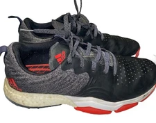 Adidas Adipower Sport Boost 3 Men's 7 Gray Red Golf Shoes Spikeless Q44778