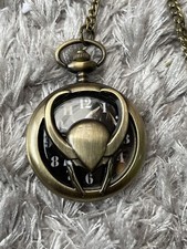 Loki Vintage Style pocket watch Necklace