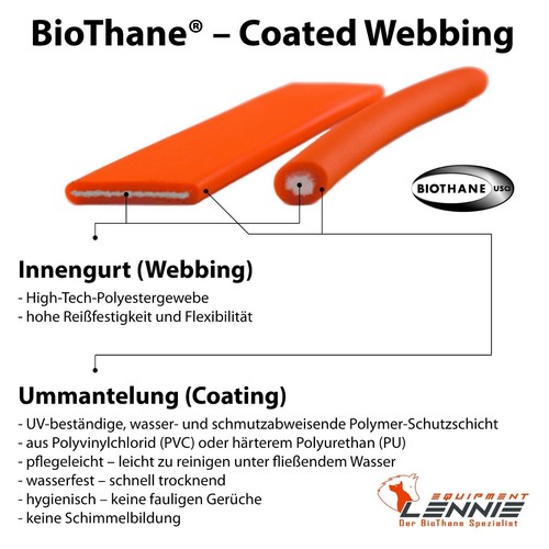 BioThane Collar Perro 38mm Ancho Acero Inoxidable Hebilla Rodante Impresión Impermeable - Imagen 4 de 61