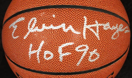 Elvin Hayes SIGNED I/O Basketball +HOF 90 Washington Bullets PSA/DNA AUTOGRAPHED - Image 2 of 3