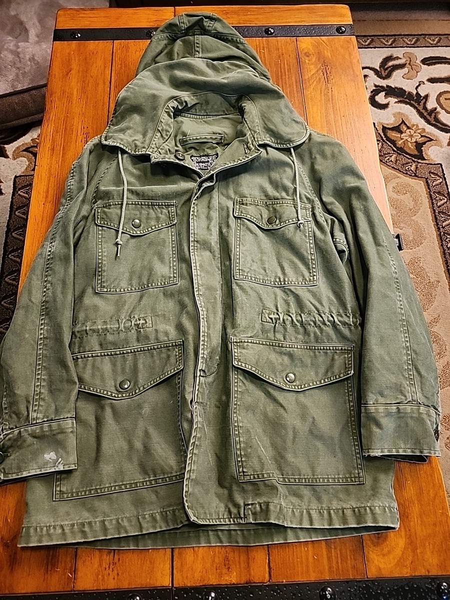 米軍フィールドジャケット COAT MANS W/R SATEEN OG-107 Vtg 60s