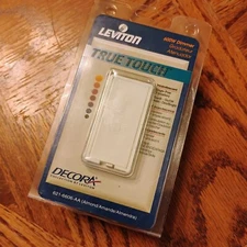 Leviton TOUCH ON/OFF Dimmer Switch Preset INCANDESCENT 600W 6606-AA Almond