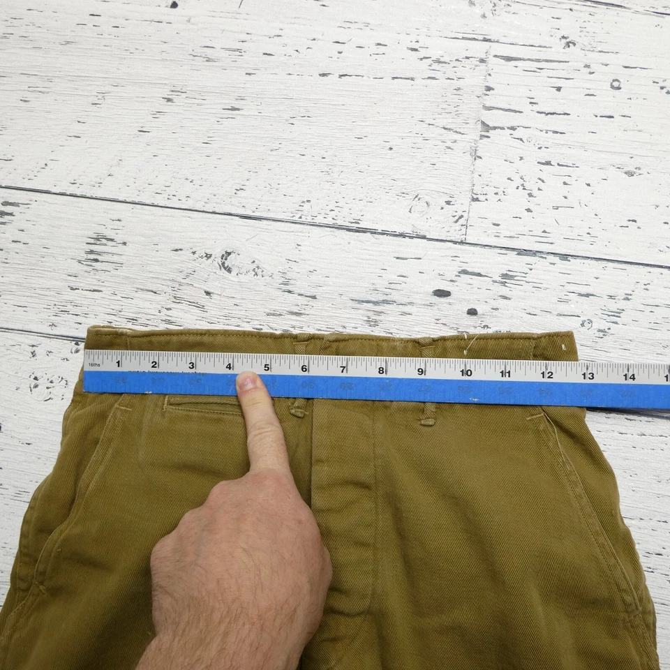 VINTAGE Boy Scouts of America Shorts Size 23 Twill Canvas Button Fly 70s - Image 4 of 4