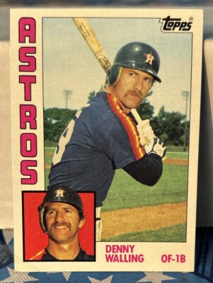 1984 Topps Denny Walling #36 Houston Astros Baseball Card (OF-1B)