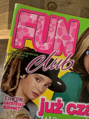 Tokio Hotel / Tom Kaulitz / Avril Lavigne FUN CLUB Vintage