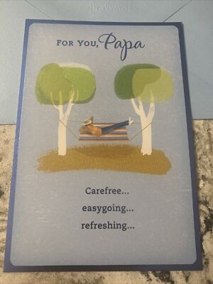 Father s Day For You Papa One Of A Kind Dad 5x7  Hallmark Greeting Card
