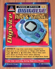 Red & Yellow Digivice # Bo-98 Bandai Digimon Game Cards SERIES 2 EN Mint Vintage