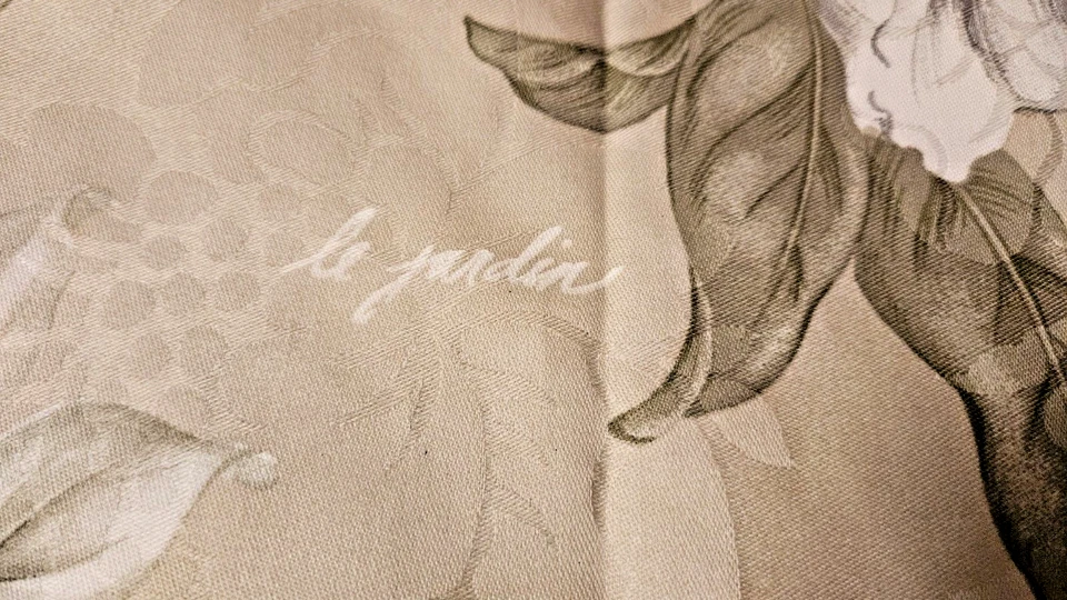 Waverly - Tela de tapicería de algodón "Notas florales" - 7 yardas por 56 pulgadas - Nueva Foto 3 de 4