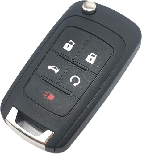 5 Buttons Replacement Key Fob Cover Case Fit for Chevy Malibu Cruze Camaro Volt