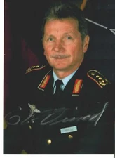 "NATO Deputy Chief of Staff" Karlheinz Viereck Hand Signed 5X7 Photo COA
