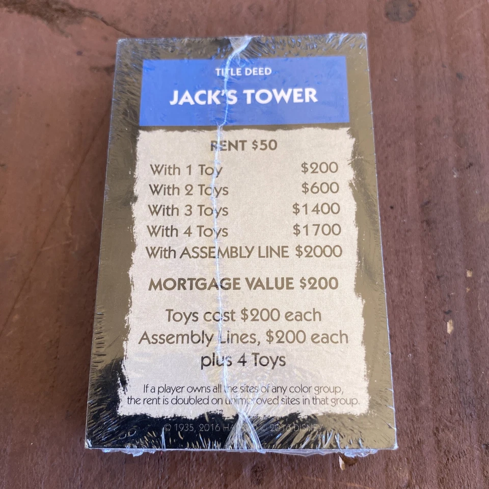 Tarjetas de repuesto Pesadilla antes de Navidad Monopoly Foto 2 de 4