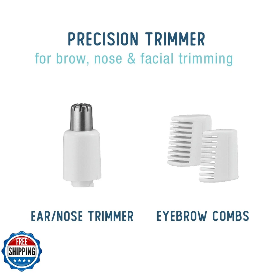 Conair All-in-1 Facial Hair Trimmer for Women, Perfect for Face, Ear/Nose and - Image 3 of 4