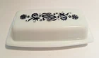 Vintage Pyrex Old Town Blue-Blue Onion Covered Butter Dish Corelle