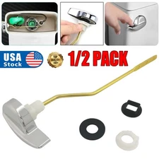 2* Toilet Handle Replacement Parts Kit Side Mount Toilet Flush Handle Universal