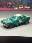 Hot Wheels Redline Heavy Chevy, Spoiler, Green,HK, Tabbed Base, White Interior