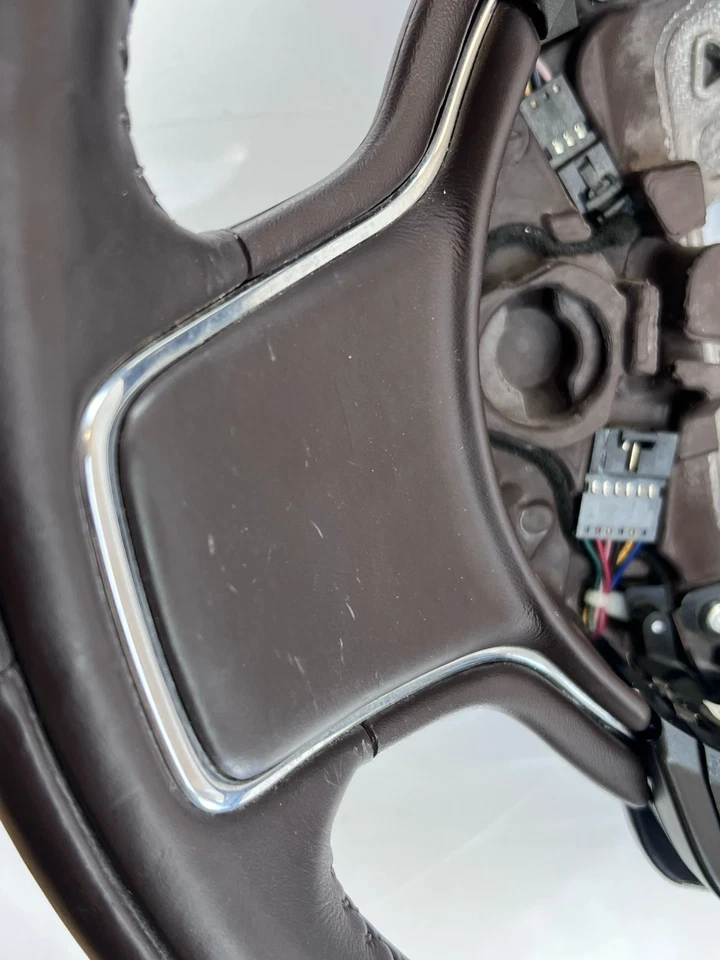 Volante Jaguar XJ 2010-2019 OEM XJL XJR 575 X351 con palancas de cambio marrón Foto 3 de 4