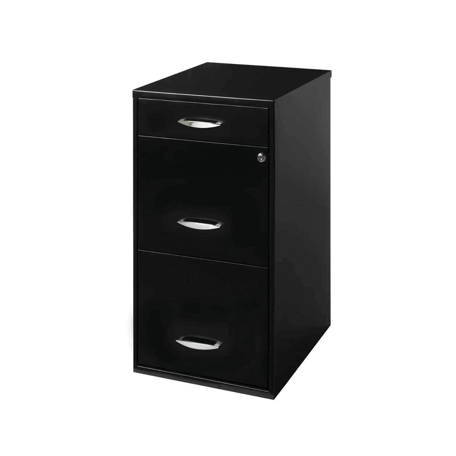 3-Drawer Letter Size Vertical File Cabinet with Pencil Tray - Space-Saving Office Storage