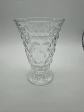 Fostoria American Footed Water Ice Tea Glass Goblet Clear 5.75" tall
