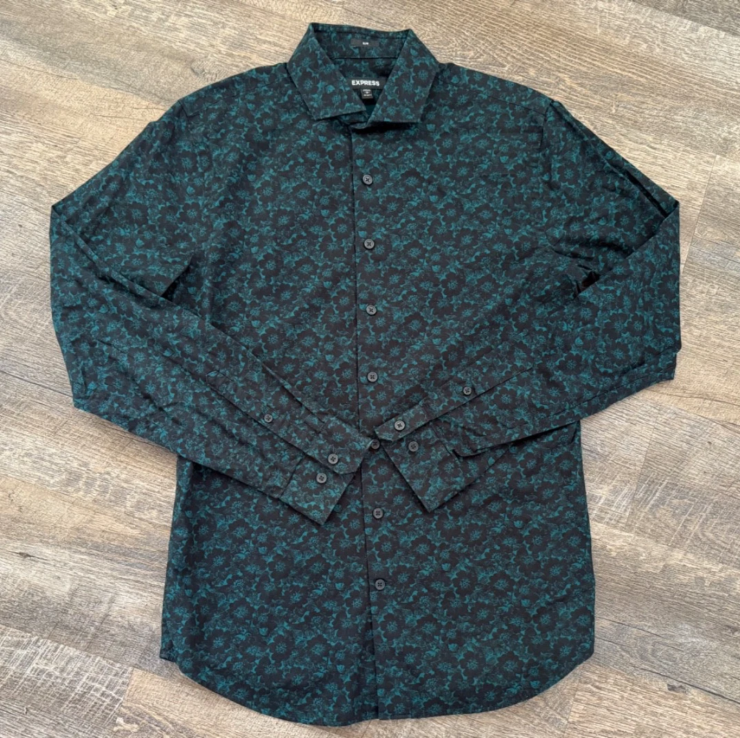 Green Floral Dress Shirts for Men for sale | eBay