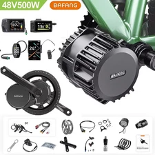 48V500W Bafang Mid Drive Motor Kit BBS02B Powerful EBike Conversion Kits 68-73MM
