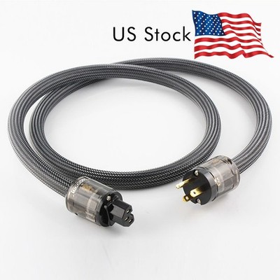 12AWG HiFi Audio AC Power Cable OFC Copper Mains Supply Power Wire for Amplifier