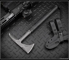 RMJ Tactical Tomahawk Shrike S13 Limited Edition S7 Tungsten Body Black G10